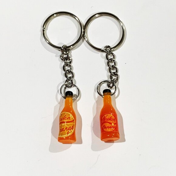 Fallout 4 Nuka Cola Orange Keychains - Variety Labels - Picture 3 of 12
